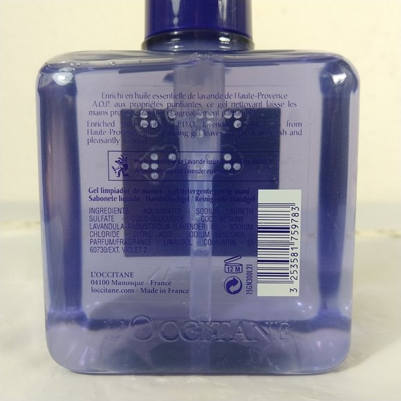 L'Occitane Discontinued Lavender cleansing Hand Wash Gel 300ML NEW - Picture 3 of 4